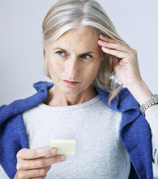 Woman thinking