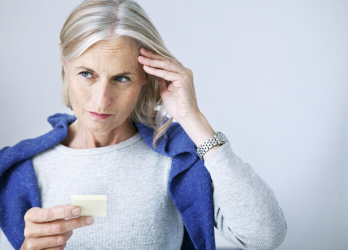 Woman thinking